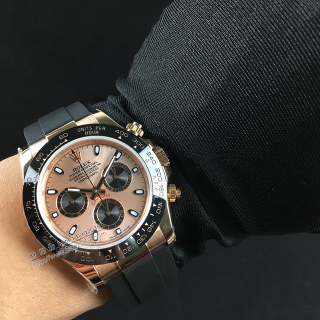 勞力士複刻手錶 Rolex超薄迪通拿新品 灰白金迪 玫瑰金迪 黃金迪 熊貓迪經典男士腕表  gjs2027